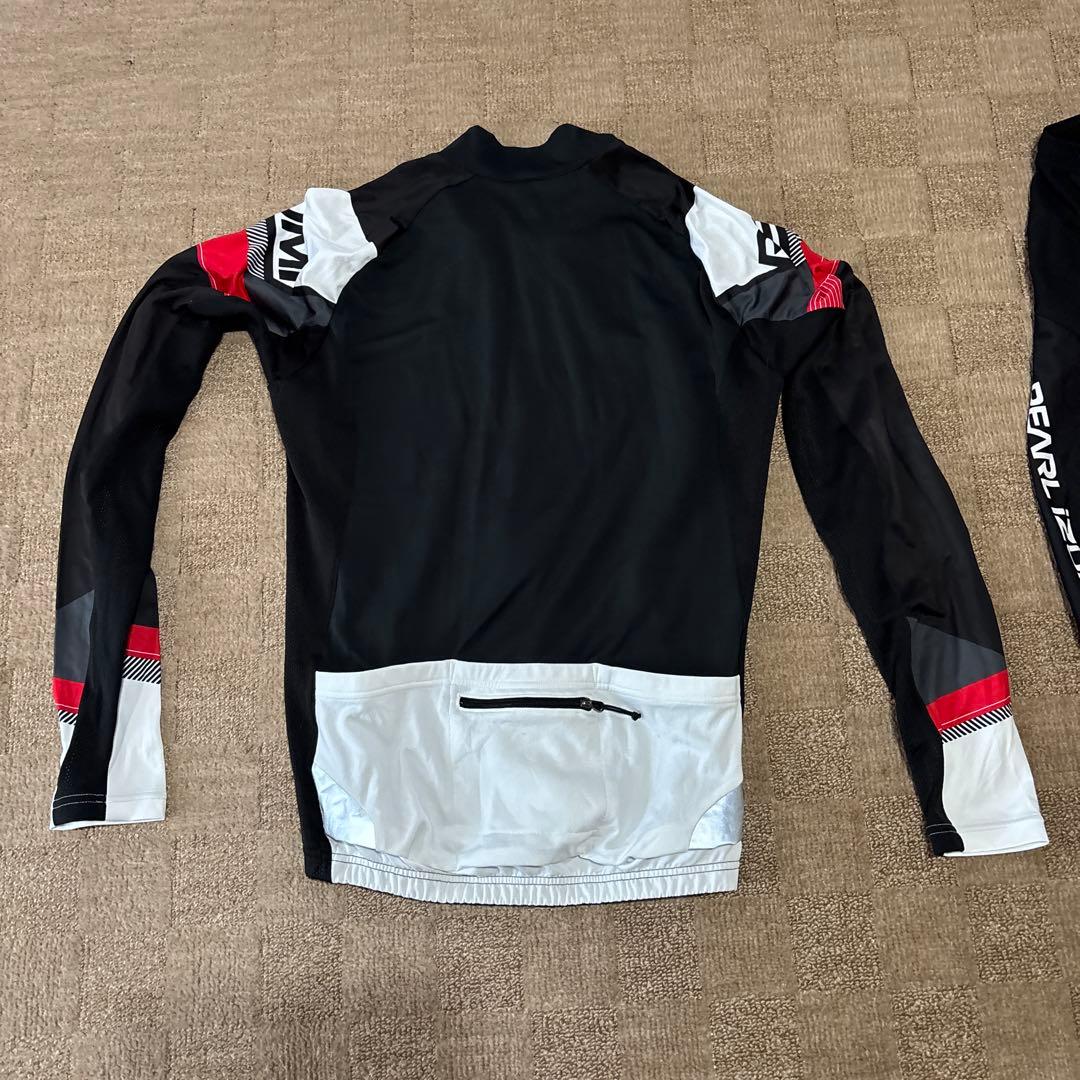 PEARL IZUMI サイクルジャージ 黒/白/赤　XL