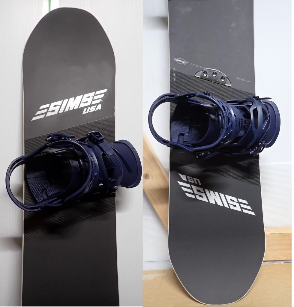 SIMS BWB 154+BURTON MISSION Mサイズ 程度良品セット
