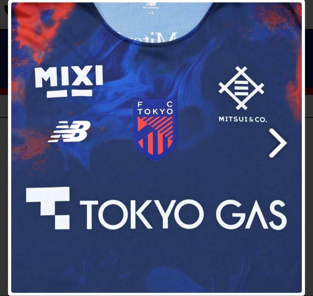 FC東京 New Balance 長袖シャツ 1st ホーム 2XL