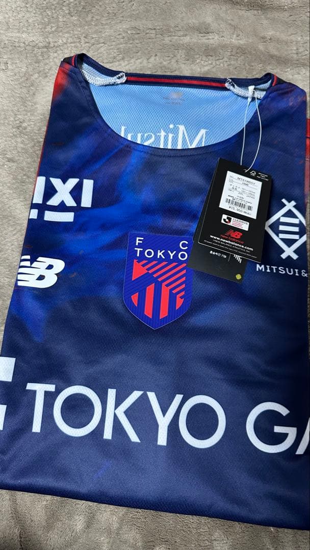 FC東京 New Balance 長袖シャツ 1st ホーム 2XL