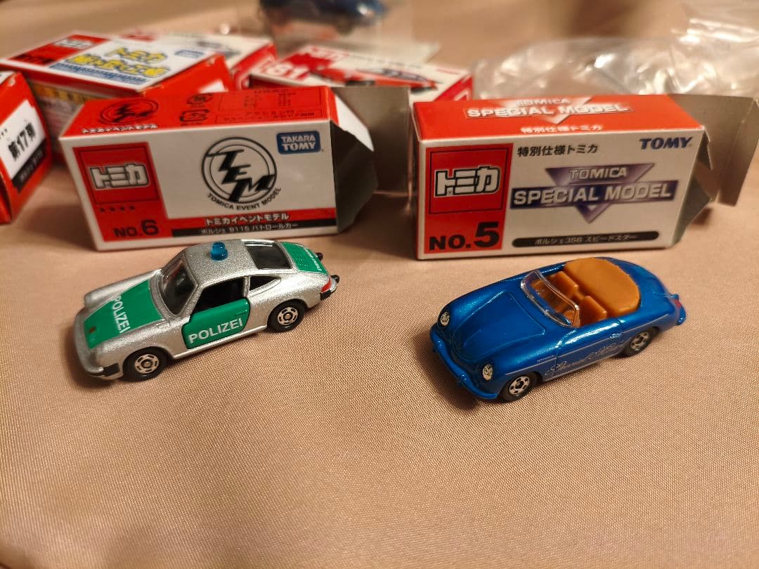 トミカ ポルシェ 356 911 930ターボ ボクスター 7台セット