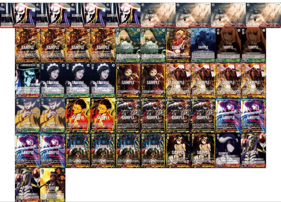ヴァイス　オーバーロード　扉デッキ　すべてOLR ホイル