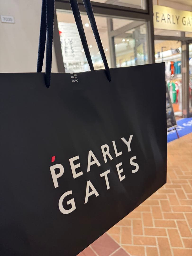 未使用タグ有りPEARLY GATES ダイヤモンドパターンセーター