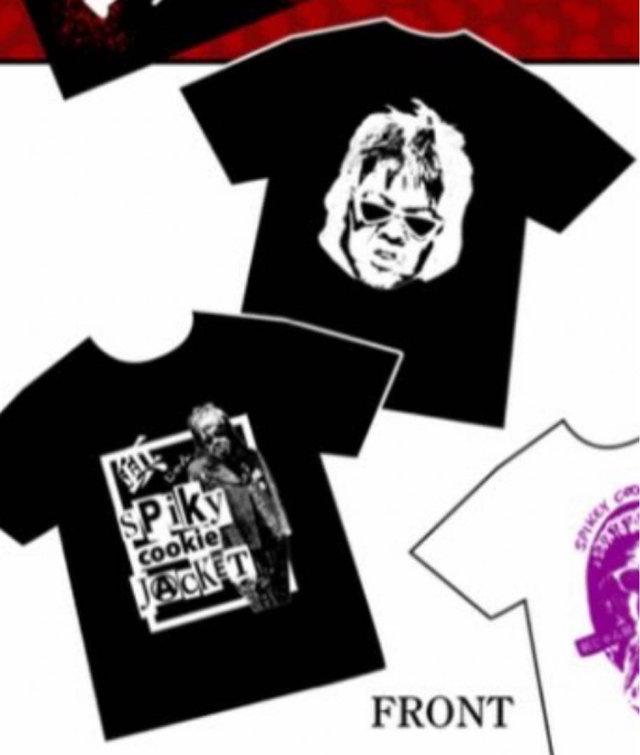鋲じゃん展 by くっきー！ 野性爆弾 Tシャツ スミクロ XL