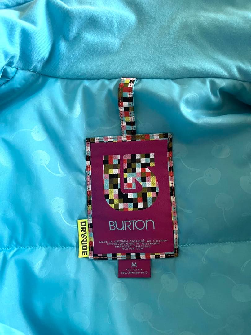 BURTON スノーボードウェア上下 M ガールズ