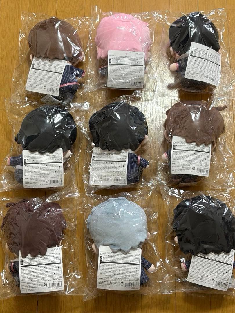 【新品・未開封】　Man スノチルBIGぬいぐるみ　9人全員