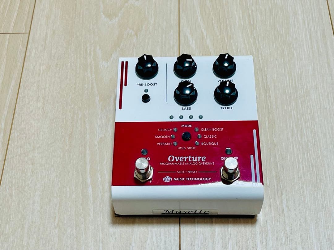 RJM OVERTURE MIDI プログラマル・アナログ・オーバードライブ