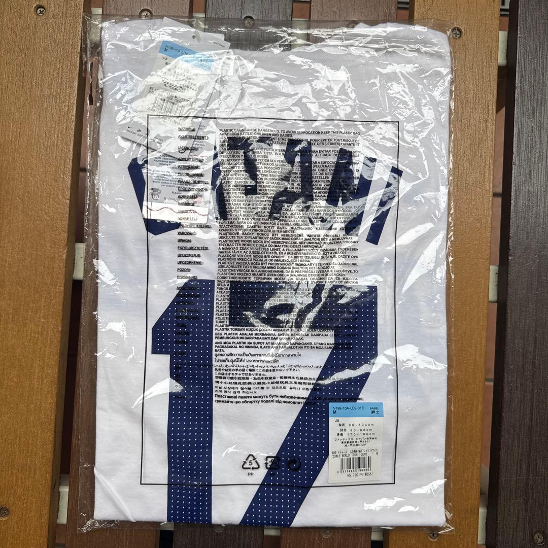 ドジャース NIKE 17 大谷 翔平Tシャツ　MLB東京シリーズ　Mサイズ