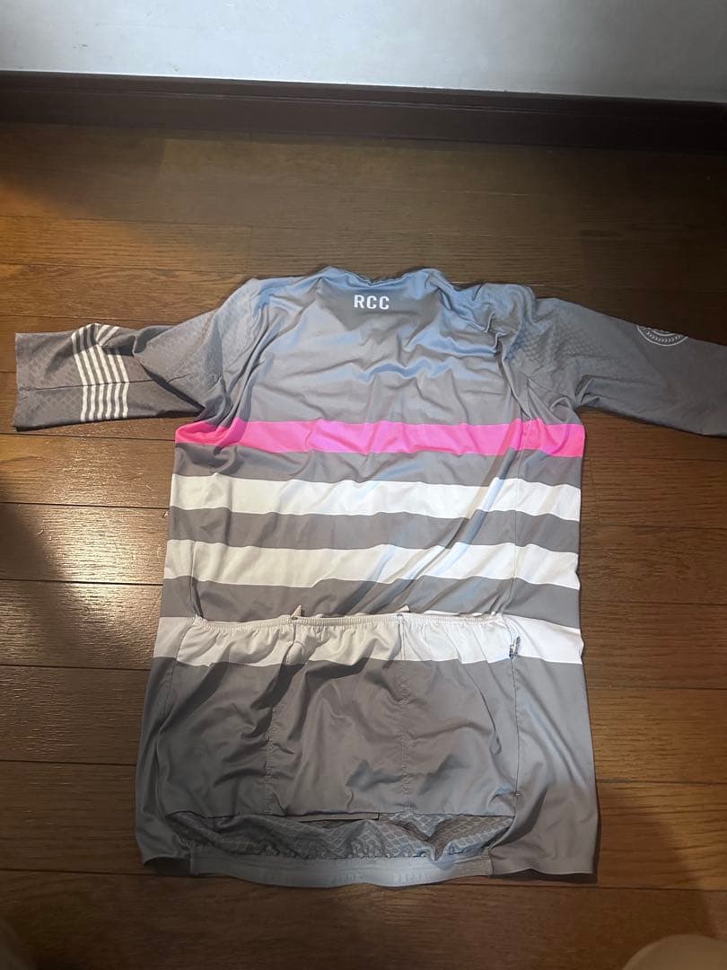 Rapha RCC サイクルジャージ Mサイズ グレー/ピンク