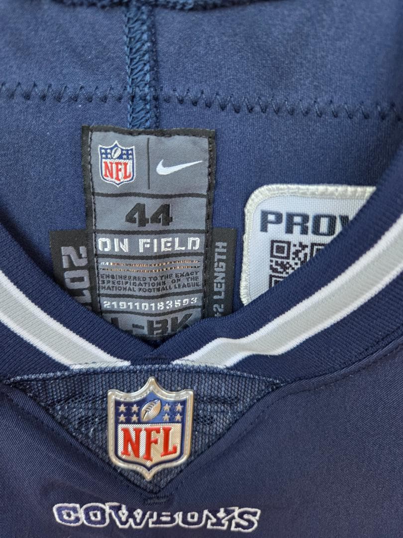 NFL カウボーイズ HANSFORD 43 オンフィールド