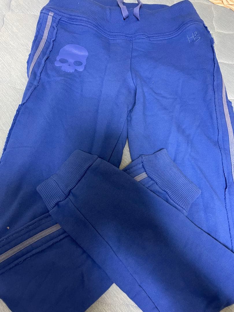 HYDROGEN SPORTSWEAR スカルプリント ジャージパンツ S 紫