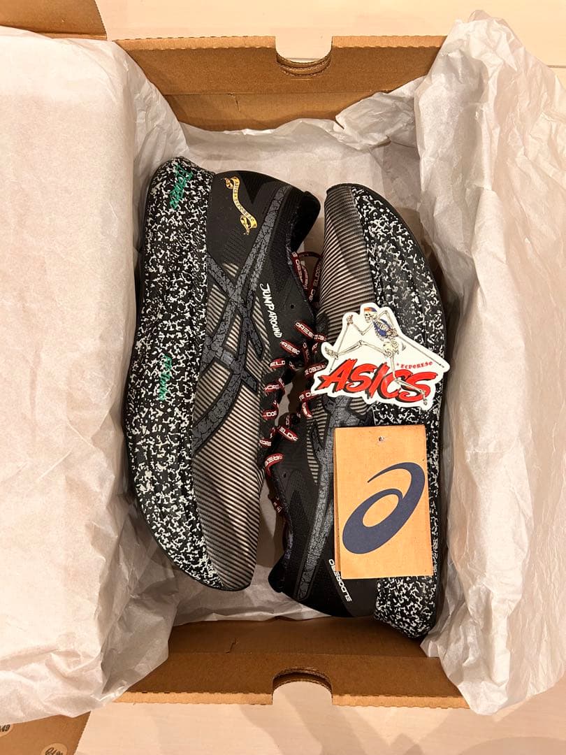 asics x eldoreso S4 28cm ステッカー