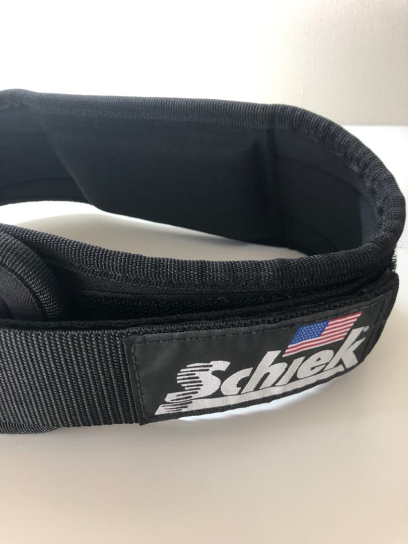 Schiek トレーニング・パワーベルト ブラック 腹圧ベルト 腰 新品 未使用