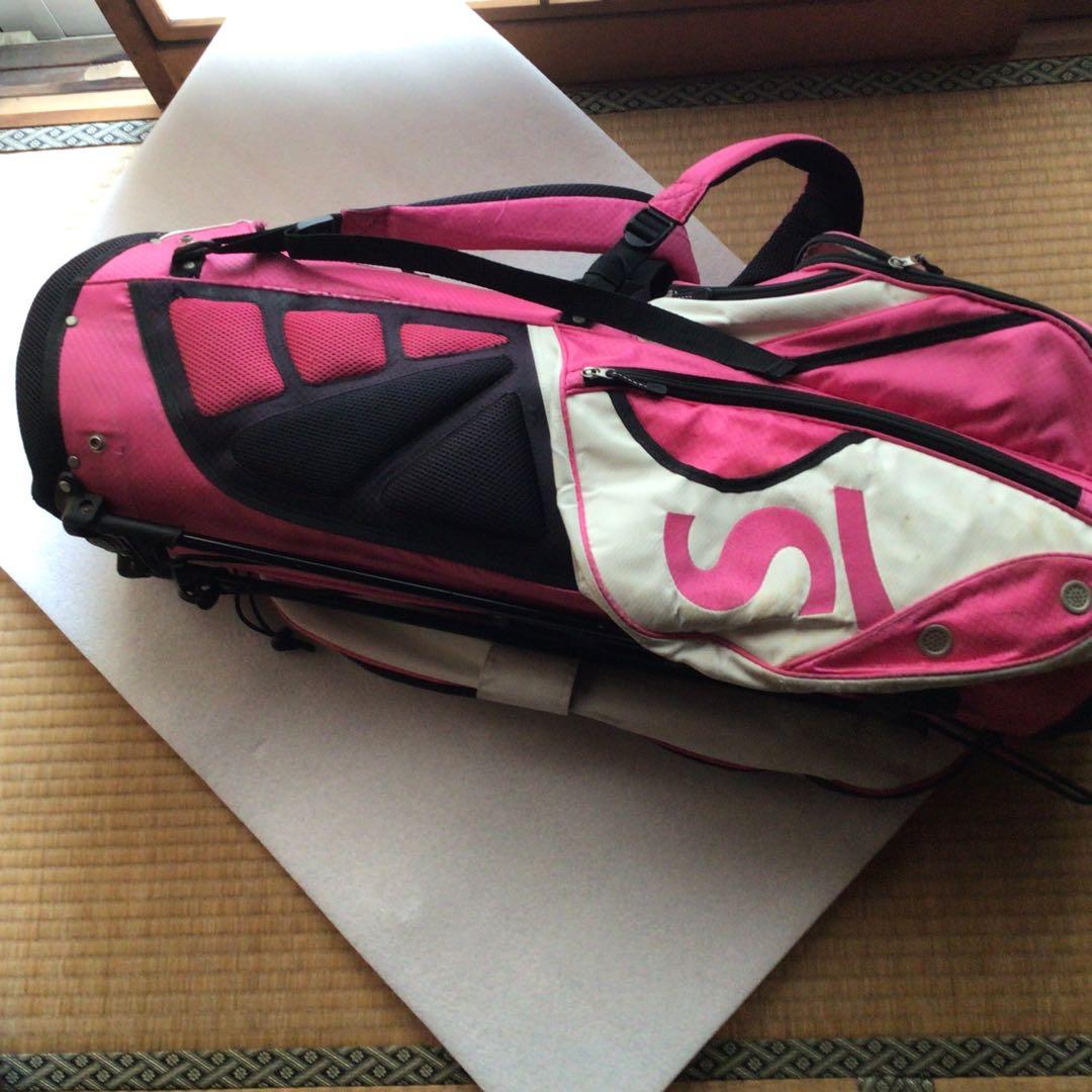 色々、キャディバック　　Srixon キャディバッグ ピンク/ホワイト