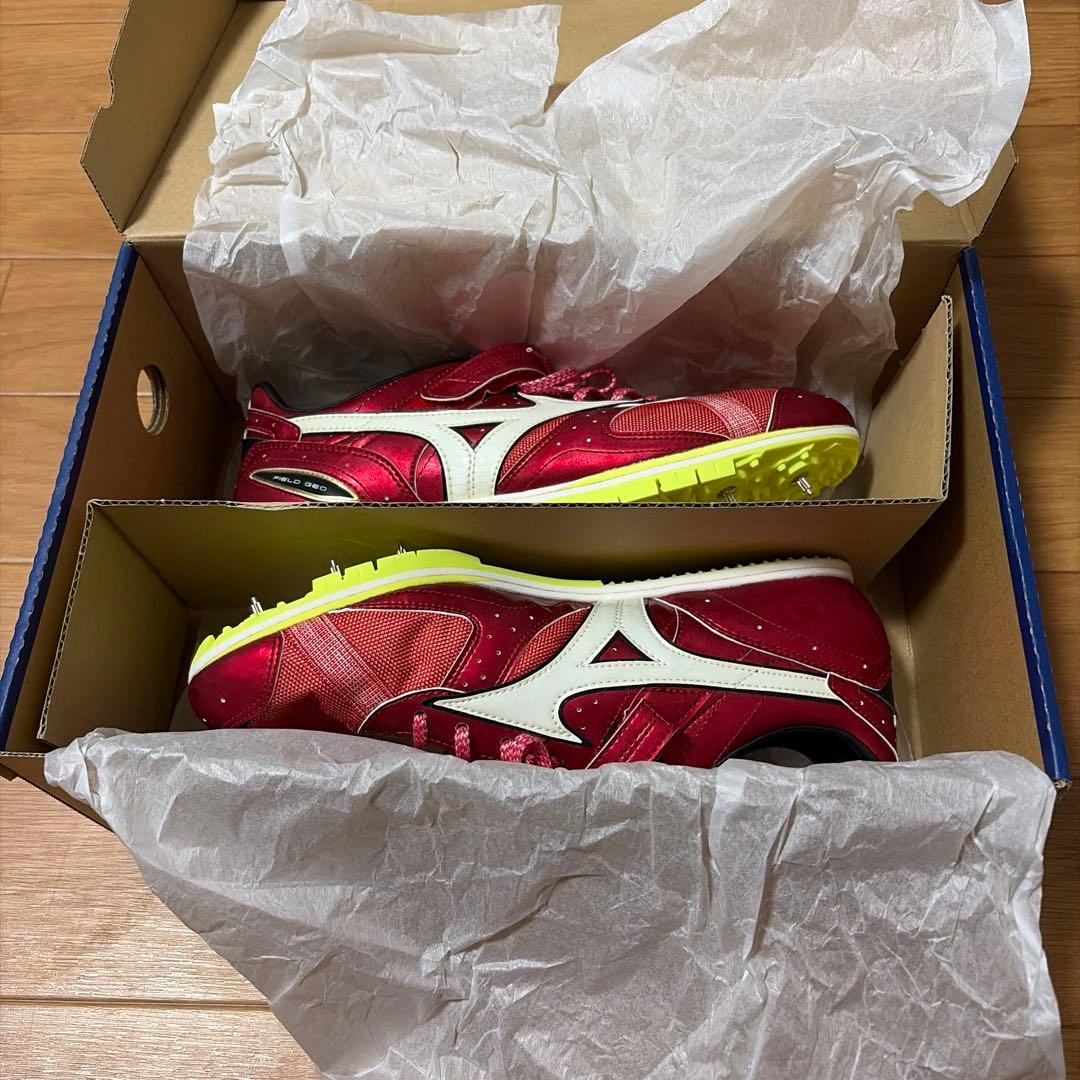MIZUNO 陸上用スパイク 26.0cm フィールドジオ レッド 開封後未使用
