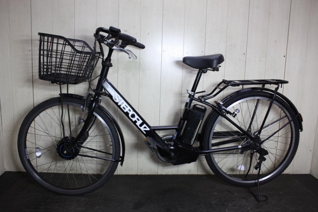 ブリヂストン ステップクルーズe ST6B37 8AH 26インチ3段LED 黒