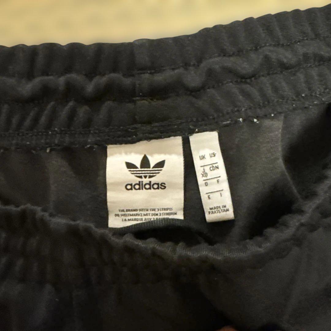 adidas ブラック ジャージ上下セット