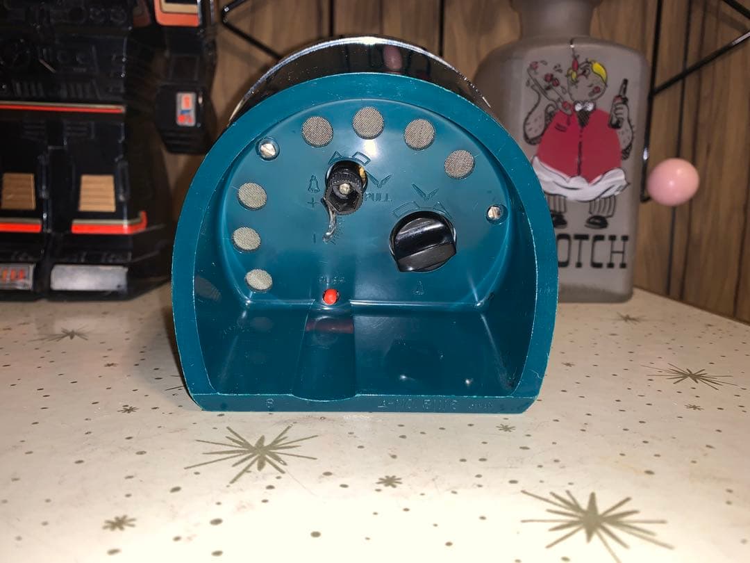 昭和レトロ　動作品　シチズン CITIZEN ゼンマイ　置時計　スペースエイジ