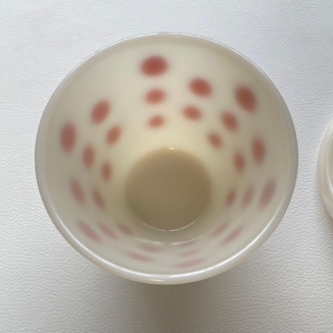 ファイヤーキング ポルカドット グリースジャー ポット 小物入れ 水玉 レトロ