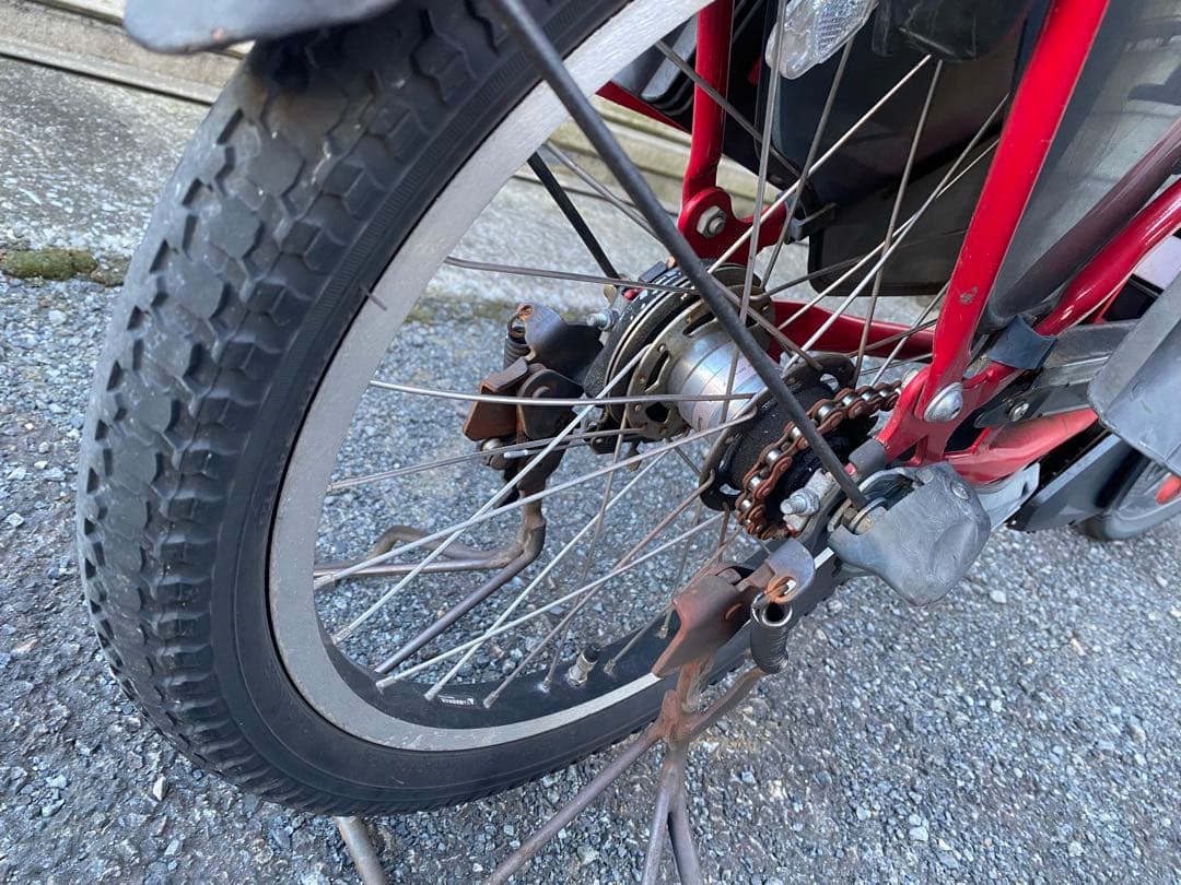電動アシスト自転車 チャイルドシート付き レッド