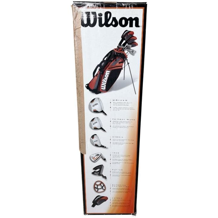 【未使用品】Wilson ウィルソン ゴルフ クラブセット 初心者 メンズ 右