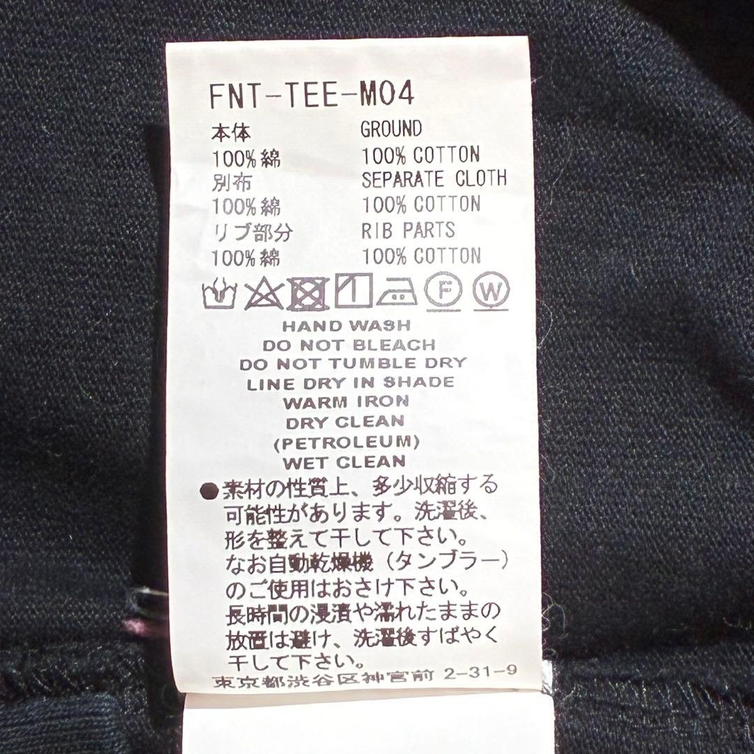 FACETASM 襟付き スウェット プルオーバー ロゴ刺繍 S