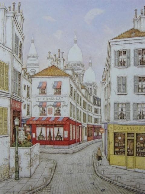 円池茂、『朝のノルヴァン街・Hommage a UTRILLO』