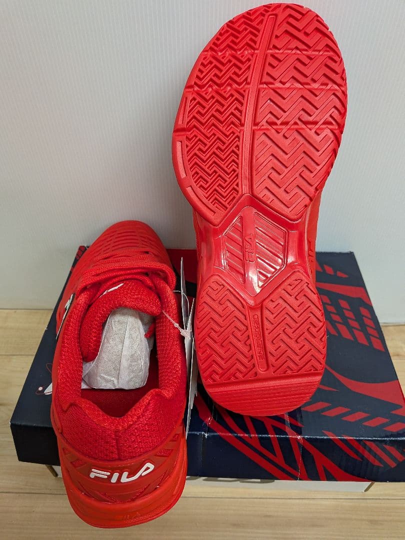 新品未使用★FILA シューズ レッド タグ付き