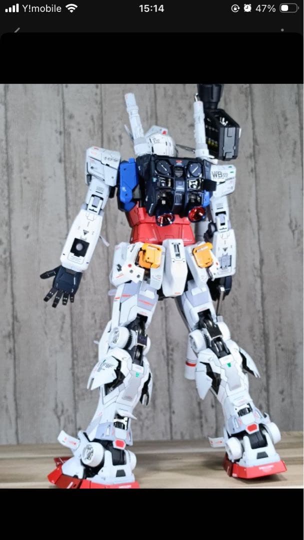 pguガンダム 塗装完成品　スクリューダウンカード付き