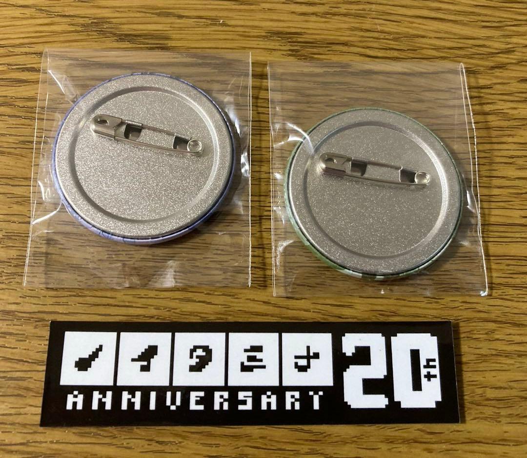 PSYCHO-PASSノイタミナ 20周年記念 缶バッジ2個　狡噛/宜野座