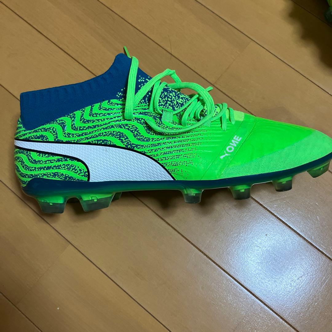 PUMA One サッカーシューズ グリーン/ブルー