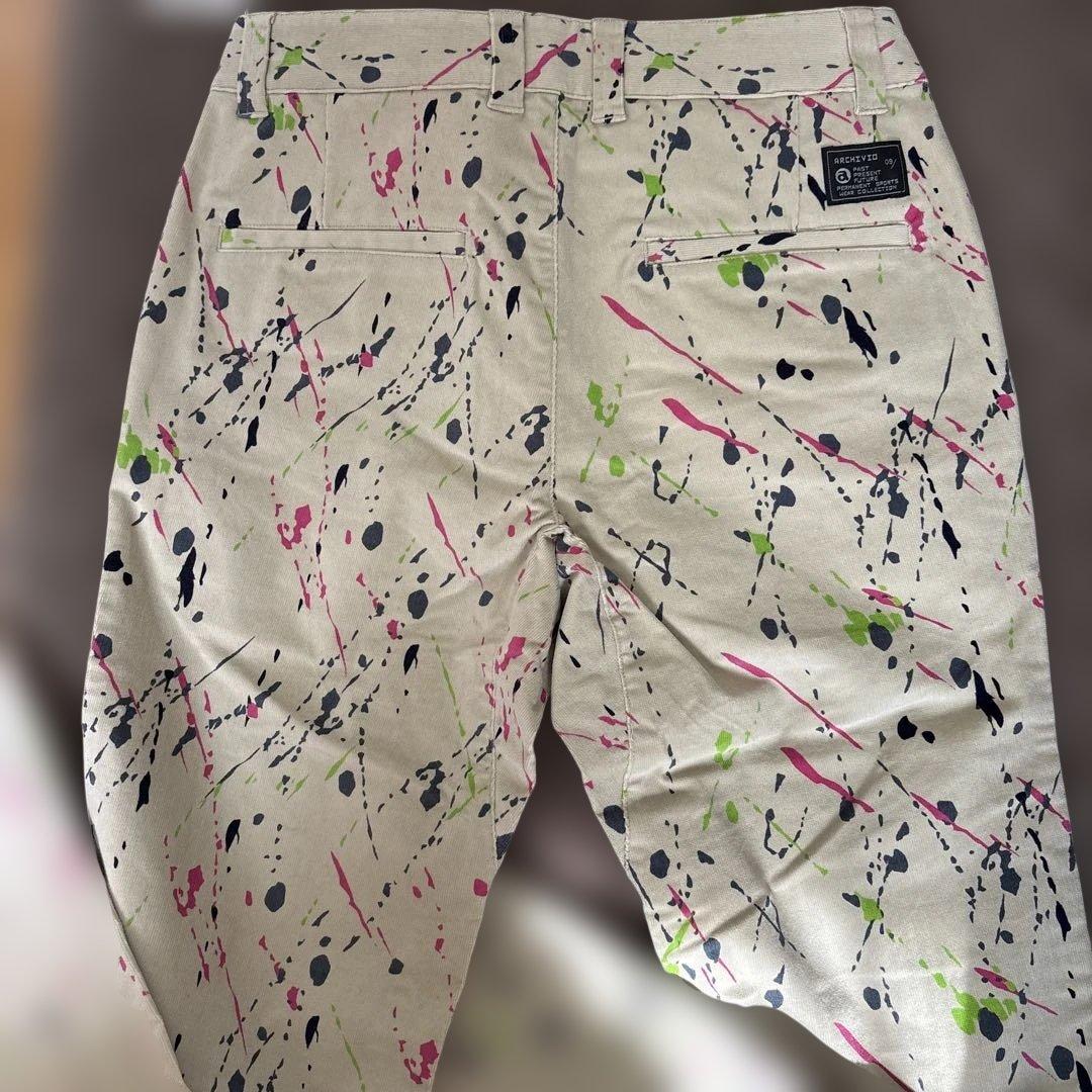 アルチビオ　ペイント柄　ロングパンツ　新品　46