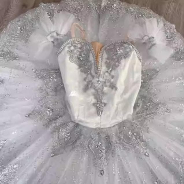 バレエチュチュ tutu バレエ衣装 女の子 発表会練習着刺繍90-170cm