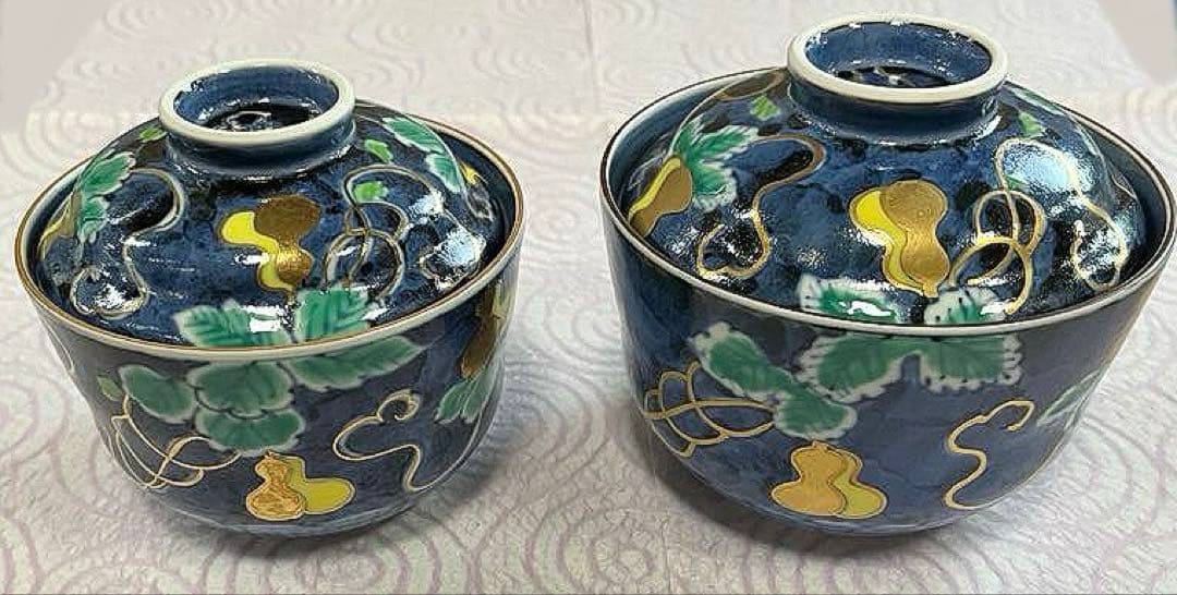 有田焼『蓋物椀』( 大小2個揃)・貞山窯作