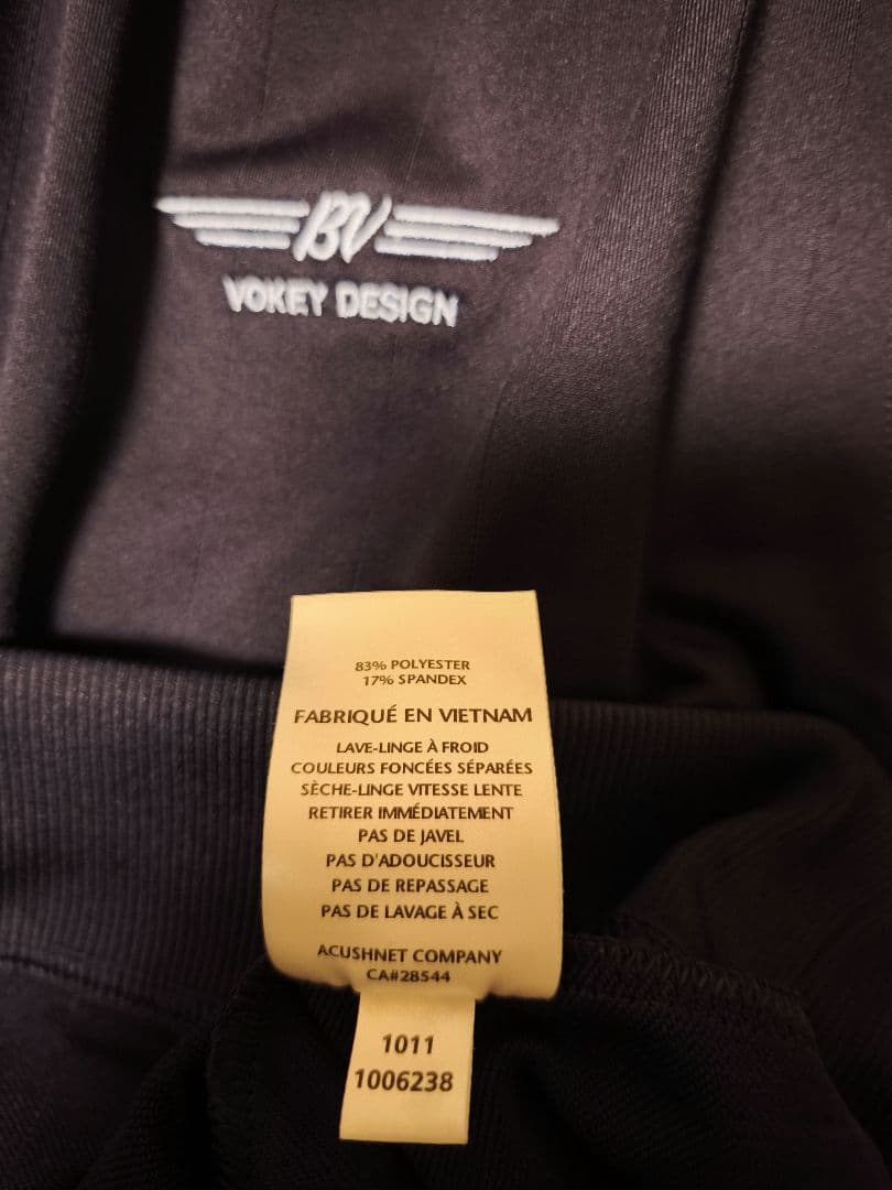 Titleist ,FootJoy,Vokey ジップアップジャケット ネイビー