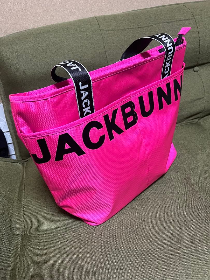 JACKBUNNY ピンク トートバッグ 約50cm幅