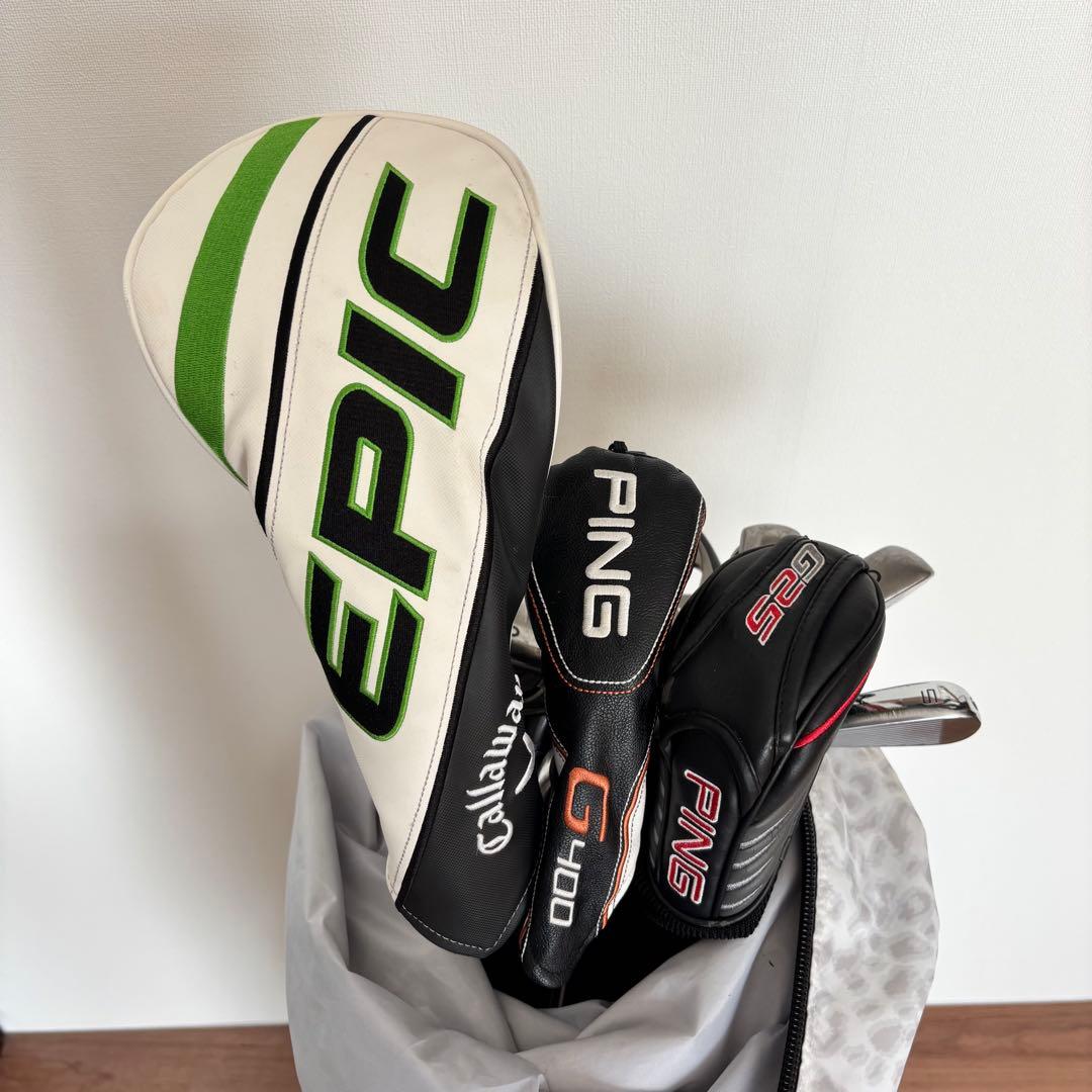 Callaway PING ゴルフクラブ13本セット 付属品も多数