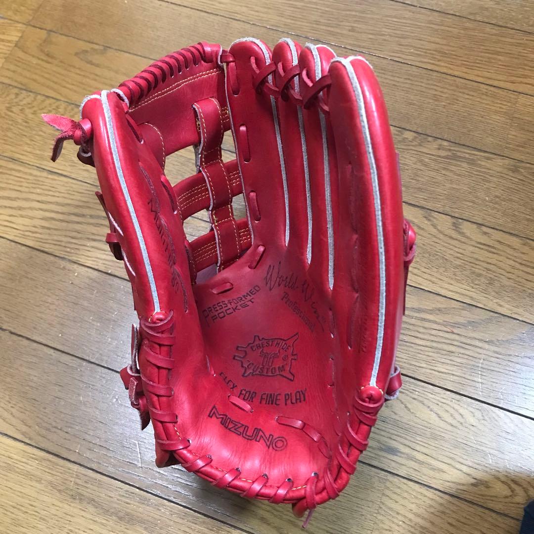 市*樹様 Bm40周年記念 超限定復刻 ミズノ 赤カップ軟式用 YFモデル ワー