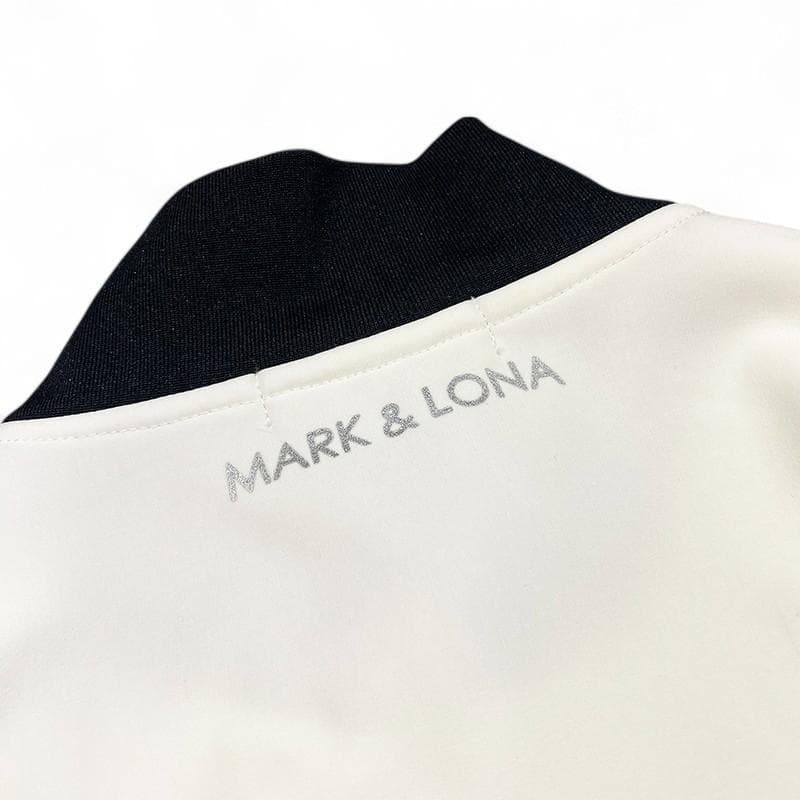 【韓国モデル】MARK＆LONA マークアンドロナ 裏起毛 長袖 ジャケット 白