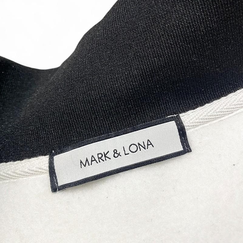 【韓国モデル】MARK＆LONA マークアンドロナ 裏起毛 長袖 ジャケット 白