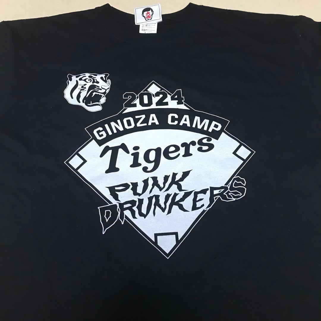 tee 黒 punkdrunkers XL パンクドランカーズ 阪神タイガース