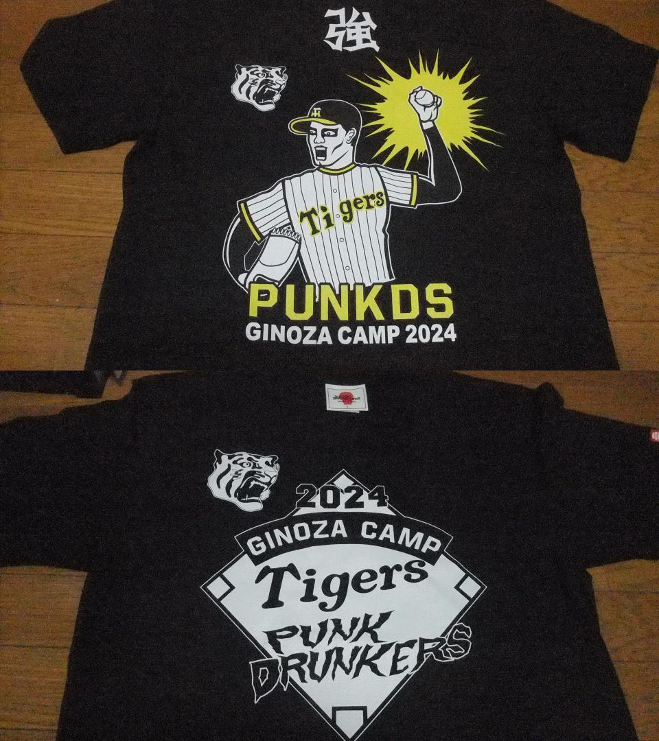 tee 黒 punkdrunkers XL パンクドランカーズ 阪神タイガース