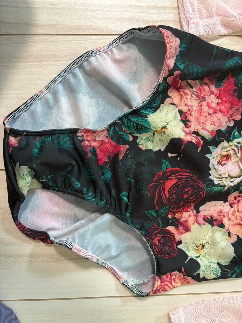【美品】Leotard. Tokyo 7分袖レオタード Lサイズ