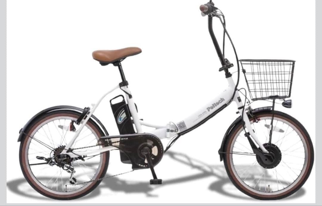 【極美品PELTECH】電動アシスト自転車 折りたたみ