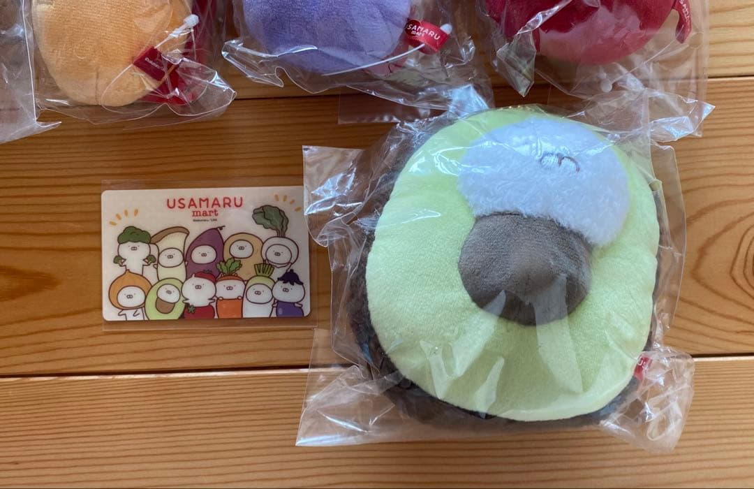 【新品】うさまる　マスコット　ぬいぐるみ　うさまるマート　うさまらーカード