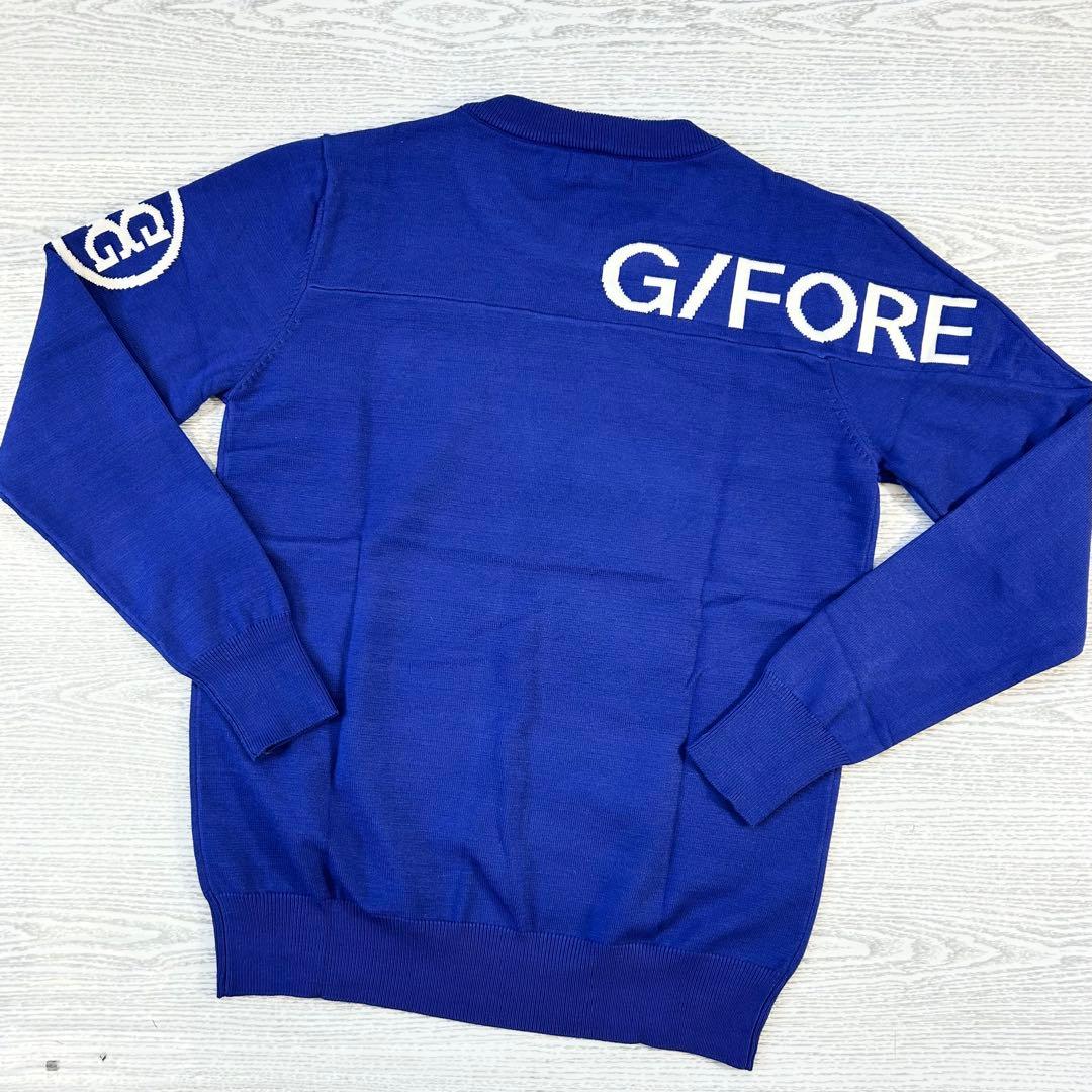 G/FORE ジーフォア　ロゴデザイン　クルーネックセーター