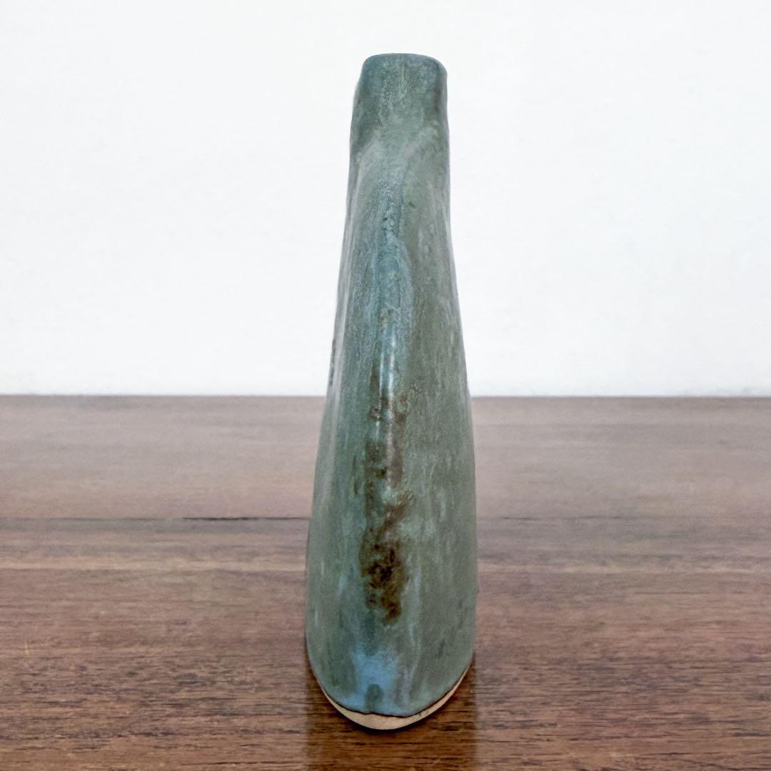 【ドイツ Studio pottery 花瓶 】ヴィンテージ 419