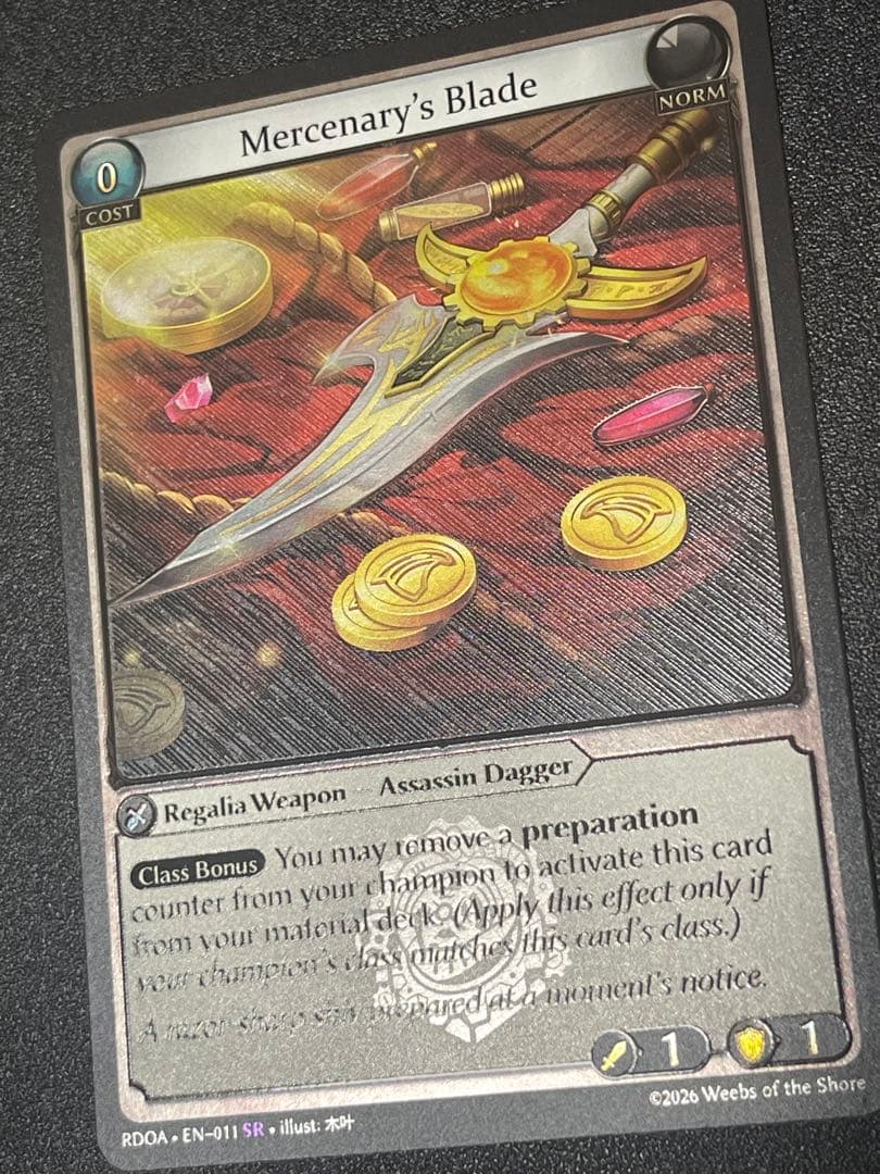 Mercenary’s Blade SR Grand Archive