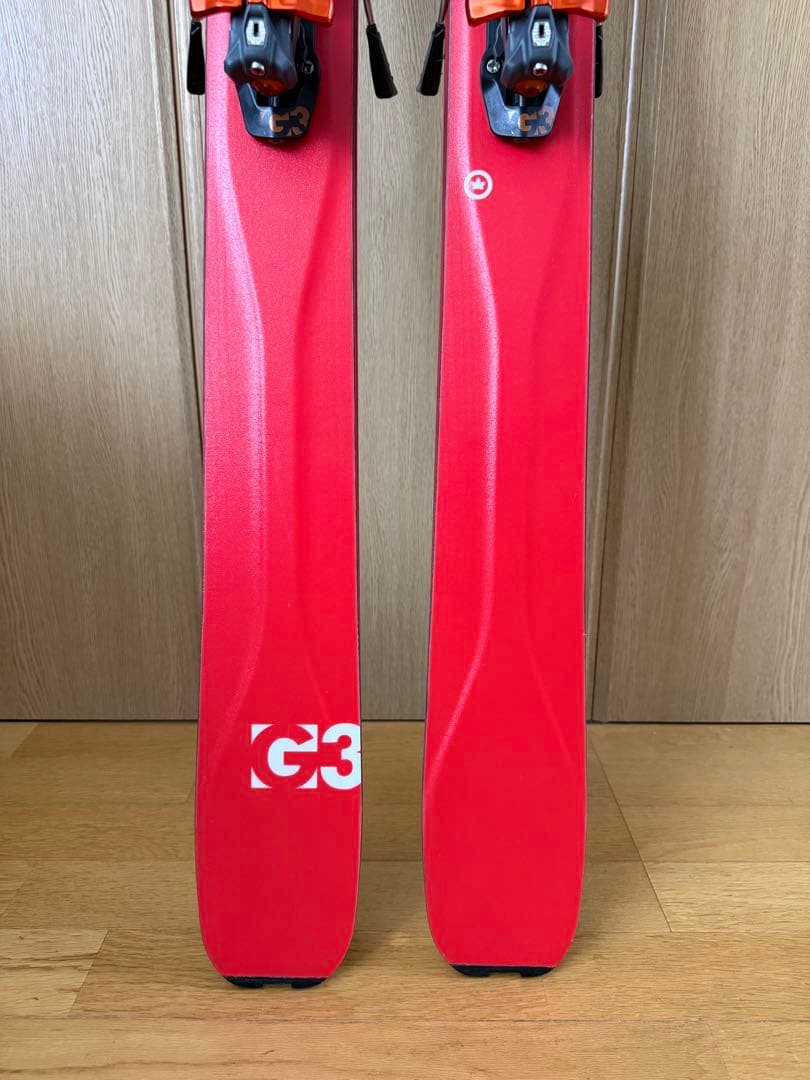 G3 バックカントリースキー 赤/白