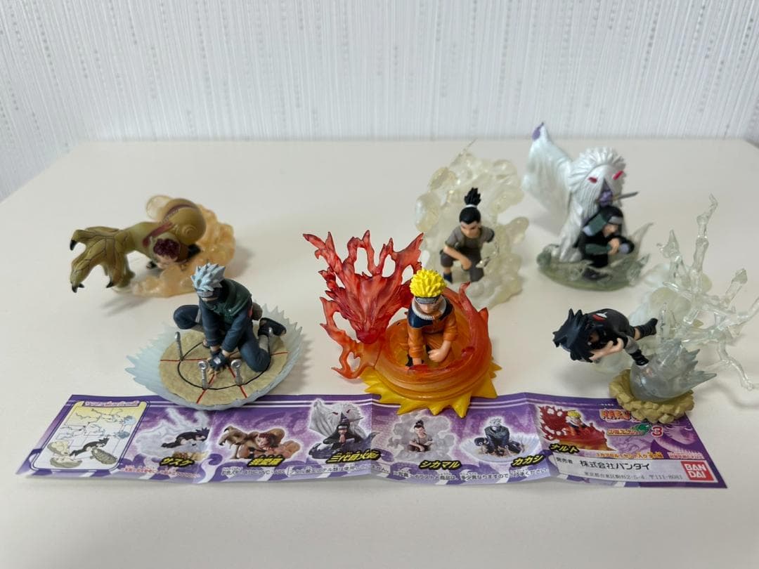 NARUTO リアルコレクション1～6弾 37体フルコンプ 第6弾シークレット